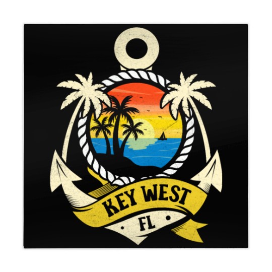 KEY-WEST FLORIDA Sunshine-State West Keys Mahjong Mats