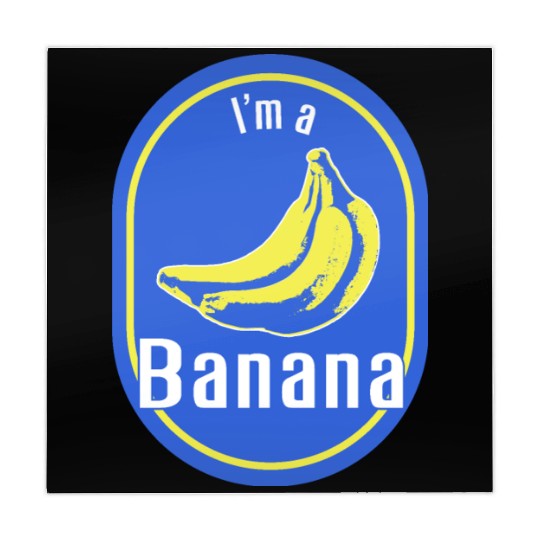 I'm a Banana Fruit Sticker Lazy Halloween Costume Mahjong Mats
