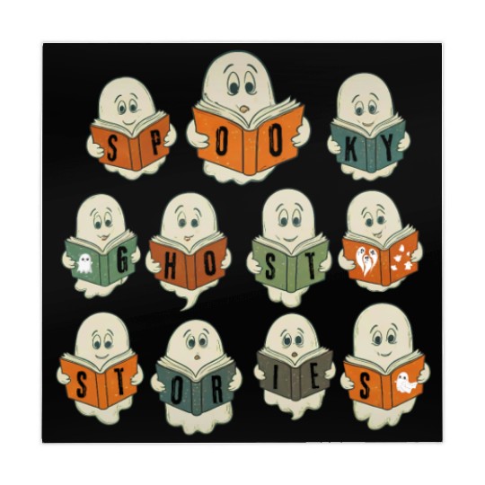 Spooky Stories Book Club - Happy Halloween Mahjong Mats