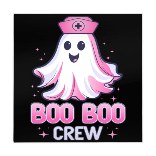 Boo Boo Crew Nurse Pink Ghost Halloween Costume Mahjong Mats