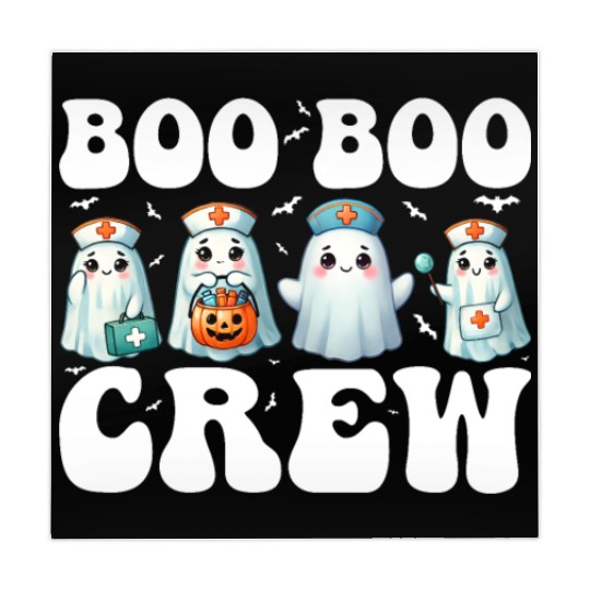 Boo Boo Crew Nurse Gifts Funny Halloween Costume Mahjong Mats