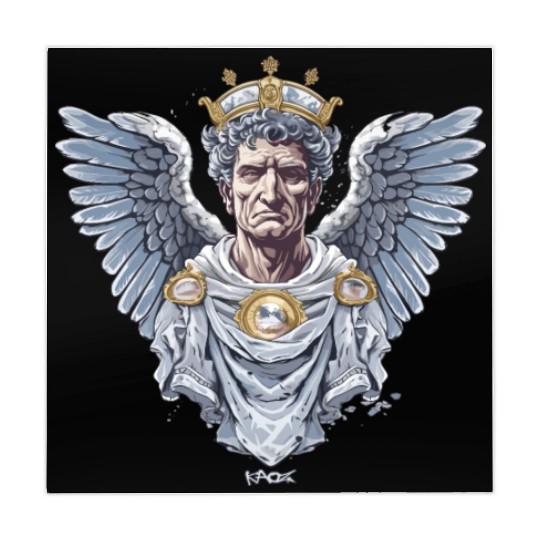 Emperor Caesar with Angel Wings Mahjong Mats