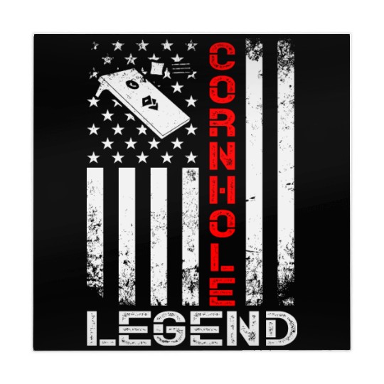 Cornhole Legend US American Flag Mahjong Mats