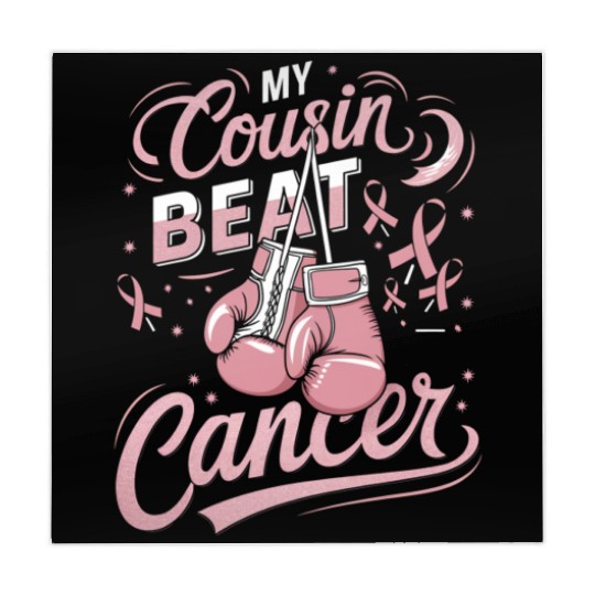 My Cousin Beat Cancer Breast Cancer Awareness Mahjong Mats