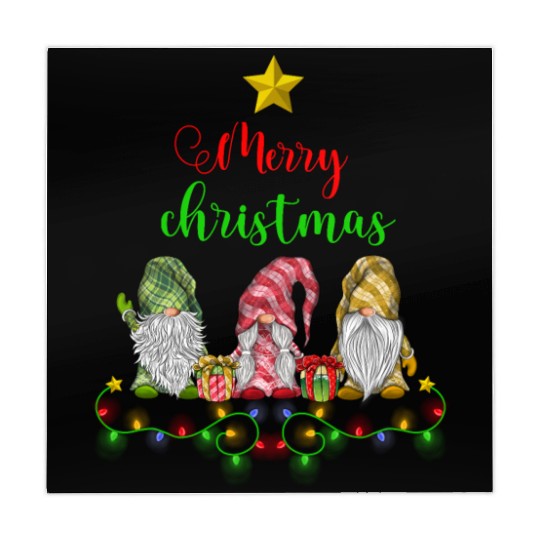 Gnomes Christmas Tree Funny Xmas Holidays Mahjong Mats