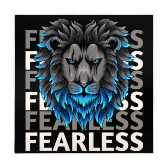 fearless lion design Mahjong Mats