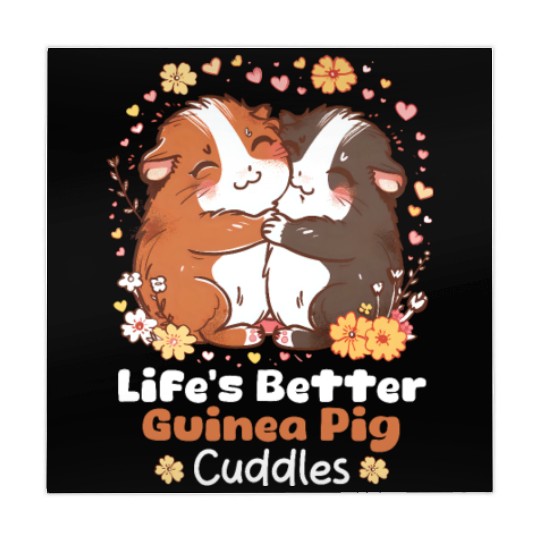 Guinea Pig Life’s Better With Guinea Pig Cuddles Mahjong Mats