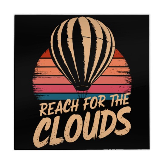 Reach For The Clouds Hot Air Balloon Inspiration Mahjong Mats