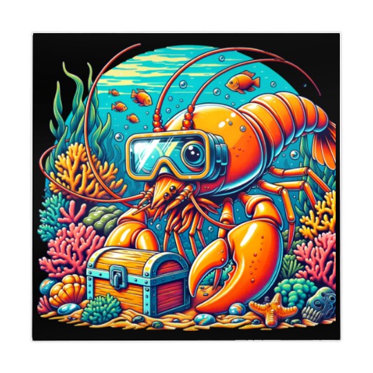 Shrimp Exploration-Underwater Adventure Mahjong Mats