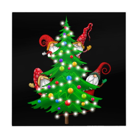 Christmas Gnomes Funny Tree Holiday Mahjong Mats