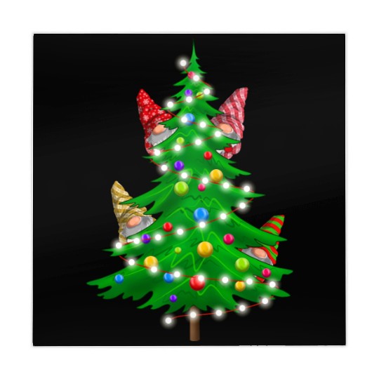 Christmas Gnomes Funny Tree Holiday Mahjong Mats