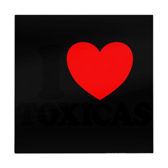 I Love Toxicas Red Heart Toxic Latinas Men'slove t Mahjong Mats