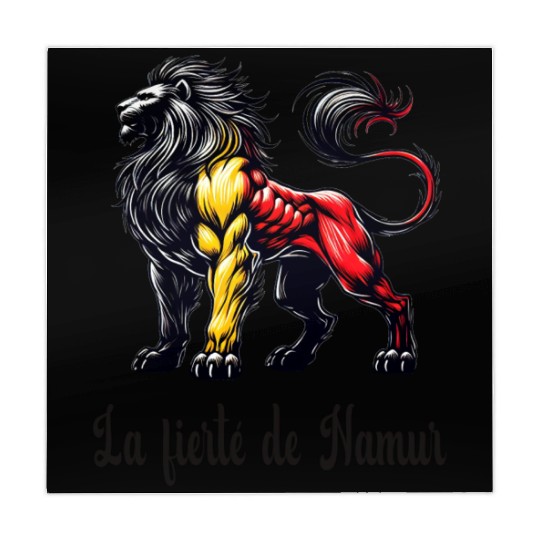 Namur lion flag design Mahjong Mats