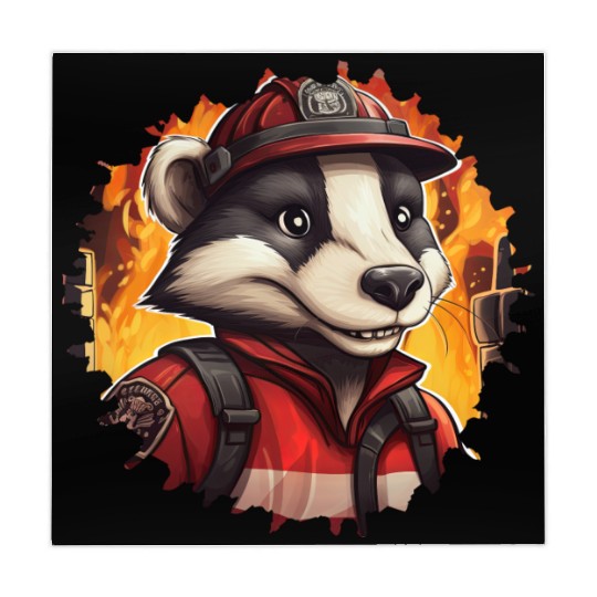 Badge firefighter Mahjong Mats