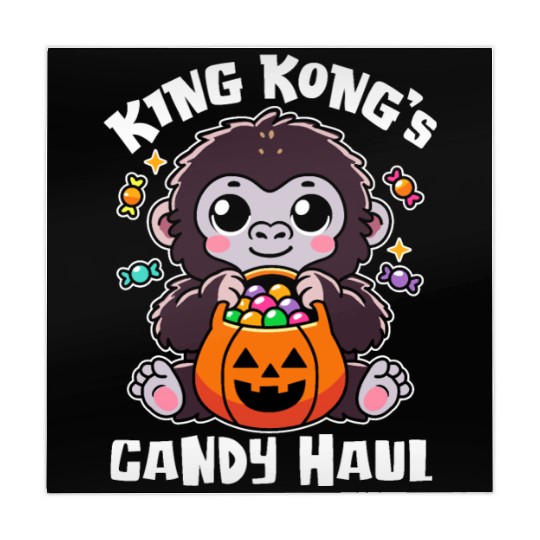 Kingkong's Candy Haul Halloween Trick-or-Treat Bag Mahjong Mats