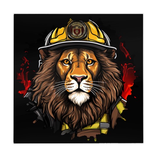 Lion Firefighter Mahjong Mats