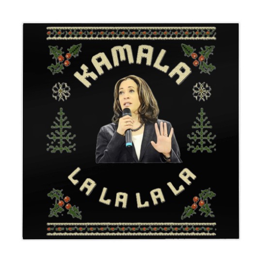 Kamala Harris singing Christmas Carol Mahjong Mats