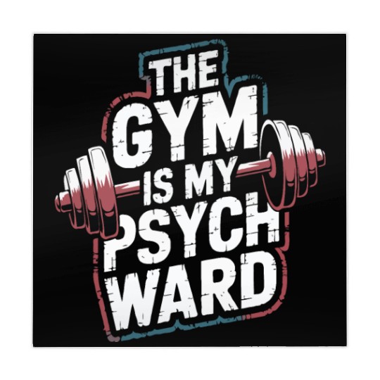 Gym Is My Psych Ward Muscles Workout Fitness Mahjong Mats