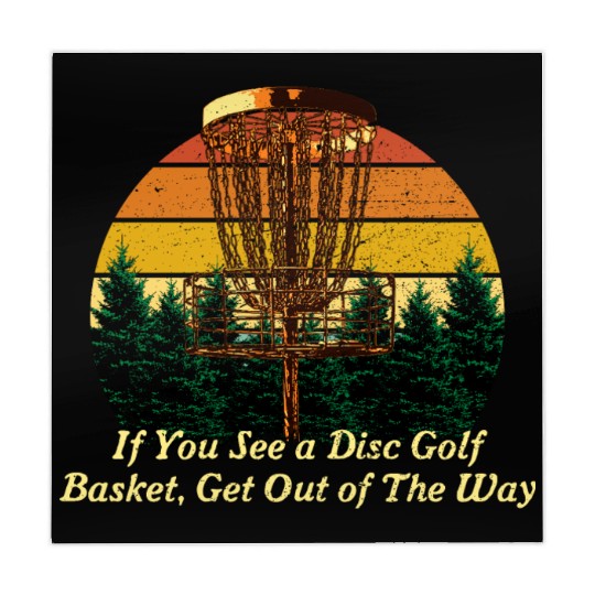 Get Out of The Way Disc Golf Sayings Golfer Quotes Mahjong Mats