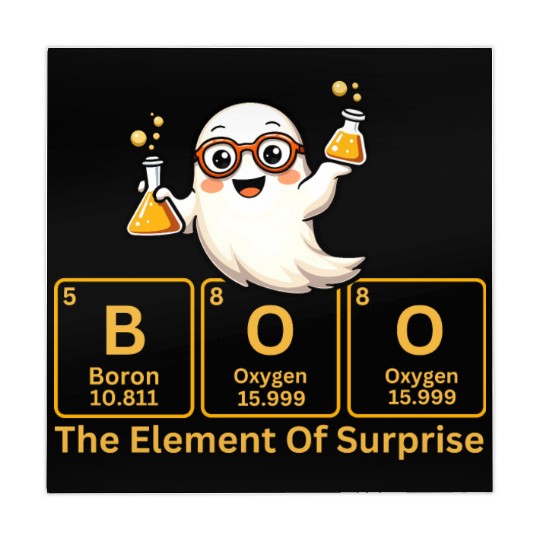 Boo - The Element of Surprise Chemistry Ghost Mahjong Mats