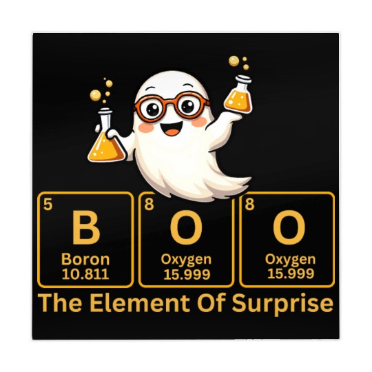 Boo - The Element of Surprise Chemistry Ghost Mahjong Mats