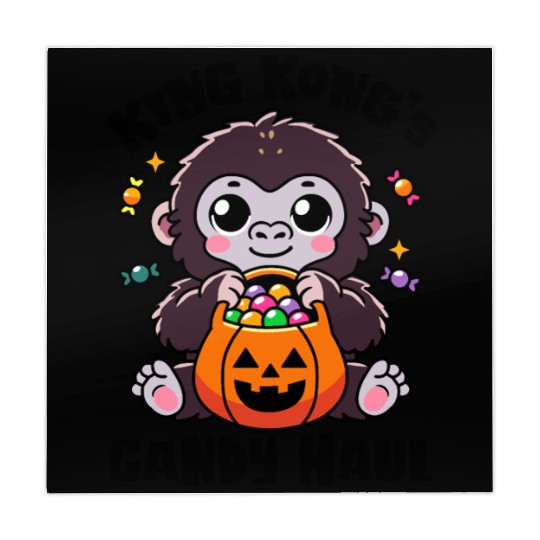 Kingkong's Candy Haul Halloween Trick-or-Treat Bag Mahjong Mats