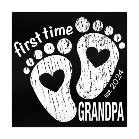 First time Grandpa newborn grandfather design 2024 Mahjong Mats