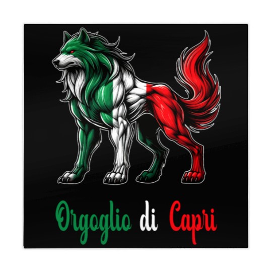 The pride of Capri Italy flag Mahjong Mats