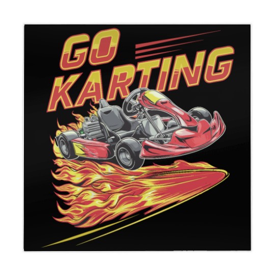 Go Kart Go Karting Fire for a Kart driver Go Kart Mahjong Mats