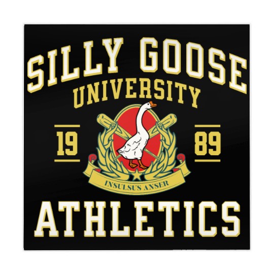 Silly Goose University Athletics Funny Goose Sport Mahjong Mats