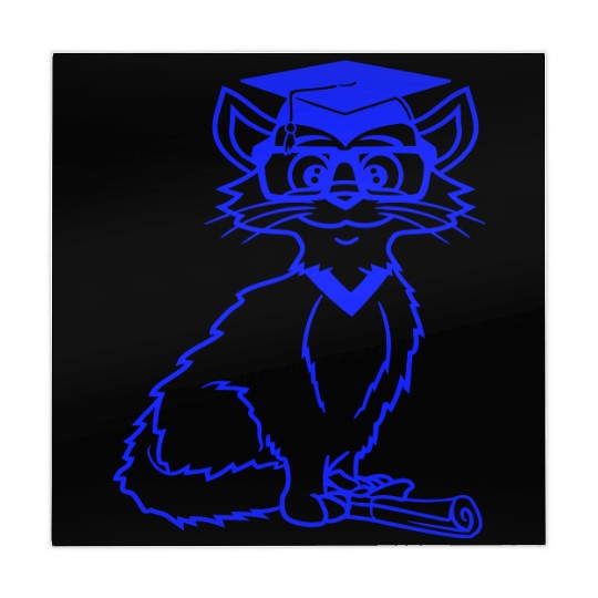 College Degree Cat School-leaving Certificate Pass Mahjong Mats