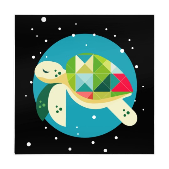 cute turtle - creative underwater world Mahjong Mats