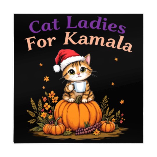 Cat Ladies for Kamala: Show Support for Kamala Mahjong Mats
