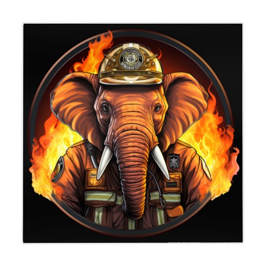 Fireman elephant Mahjong Mats