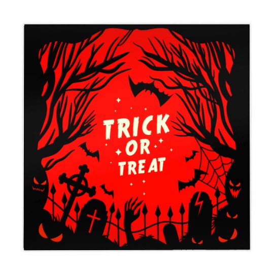 Trick or Treat Graveyard Mahjong Mats