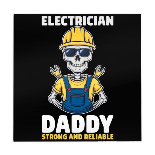 Electrician Skeleton Electrical Engineer Fathers Mahjong Mats