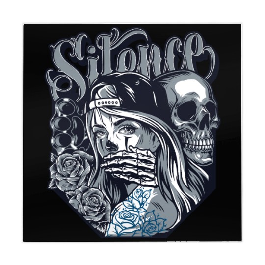 silence Chicano Vintage Design Mahjong Mats