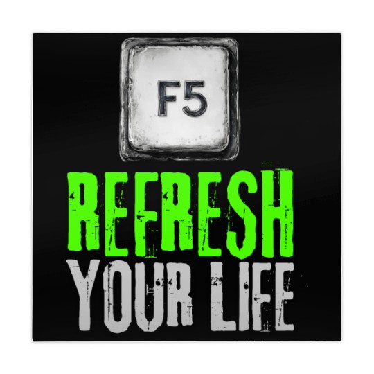 Computer Keyboard F5 Refresh Your Life Mahjong Mats
