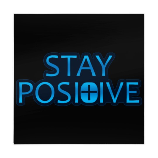 Stay Positive - Uplifting and Motivational Design Mahjong Mats