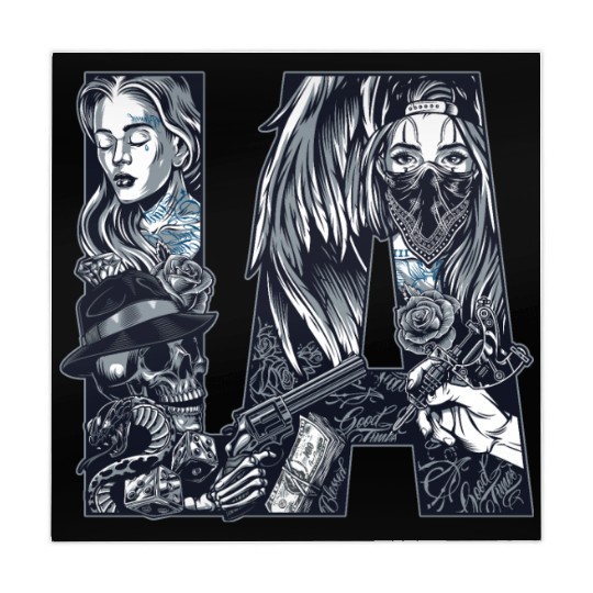 LA Chicano Cholo Los Angeles Mahjong Mats