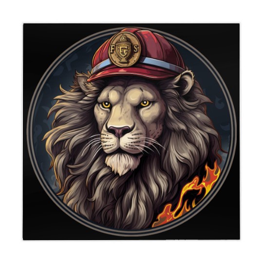Lion Firefighter Mahjong Mats