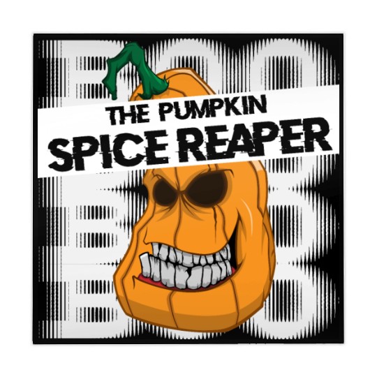 Pumpkin spice reaper halloween style coffee Mahjong Mats
