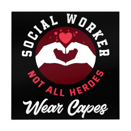 Social Worker Not All Heroes Wear Capes Mahjong Mats