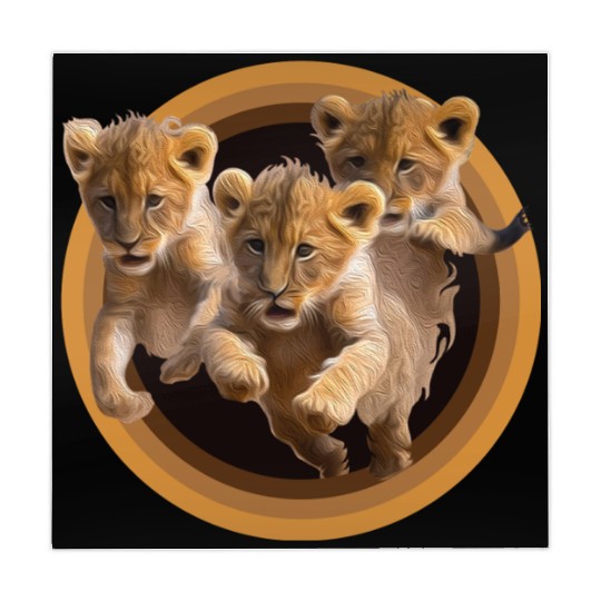 Kittens, Lion cubs Mahjong Mats