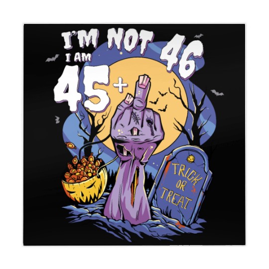 46th Birthday Bash - 45 + Zombie Finger for Mahjong Mats