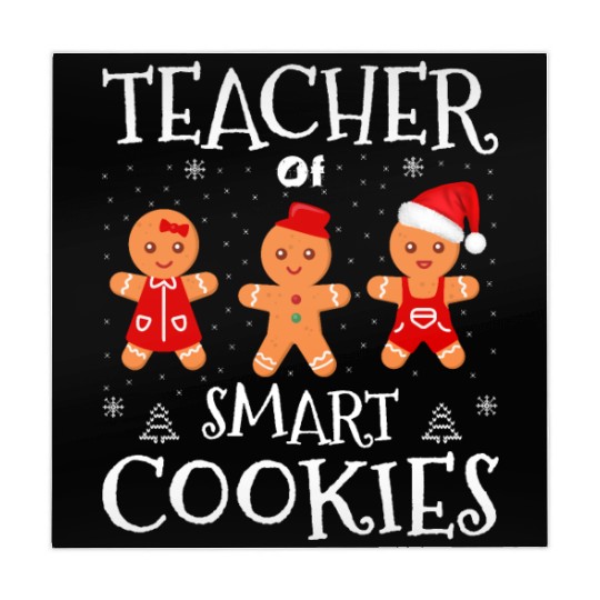 Christmas Teacher Gingerbread Cookies Students Mahjong Mats