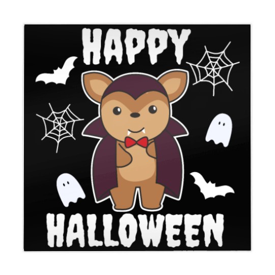 Deer Happy Halloween Cute Devil Vampire Costume Mahjong Mats
