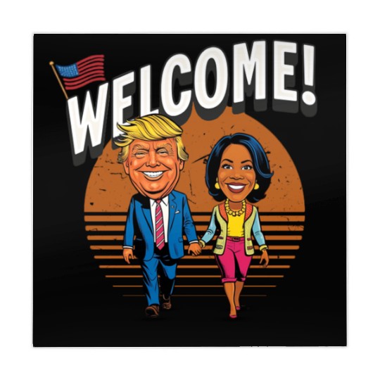 donal trump & kamala harris Mahjong Mats