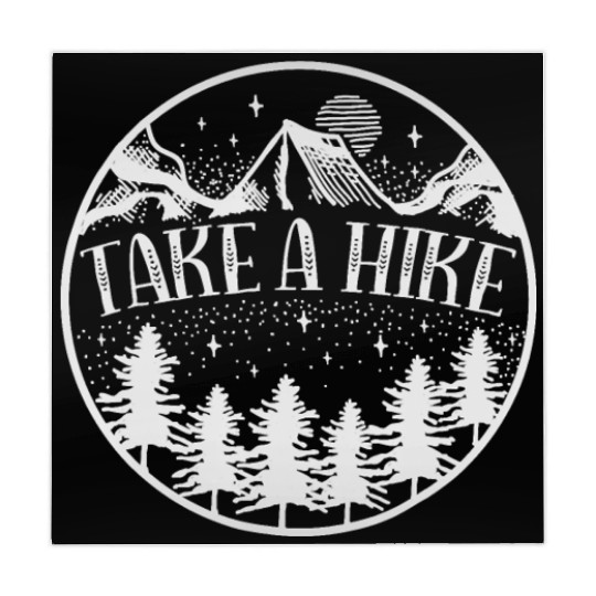 Take A Hike Mountain Hiking Camping Outdoors Mahjong Mats