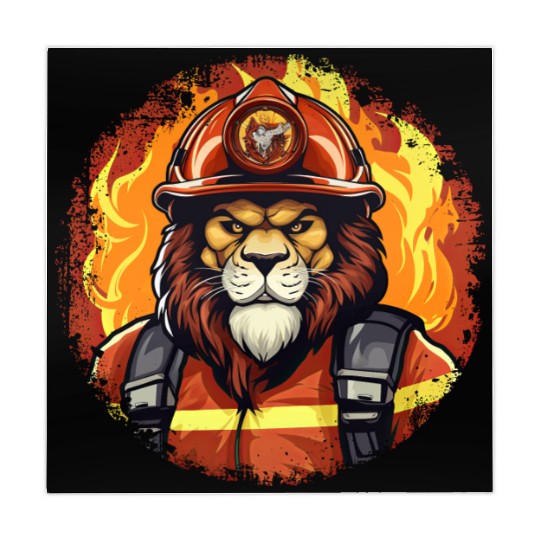 Firefighter Lion Mahjong Mats